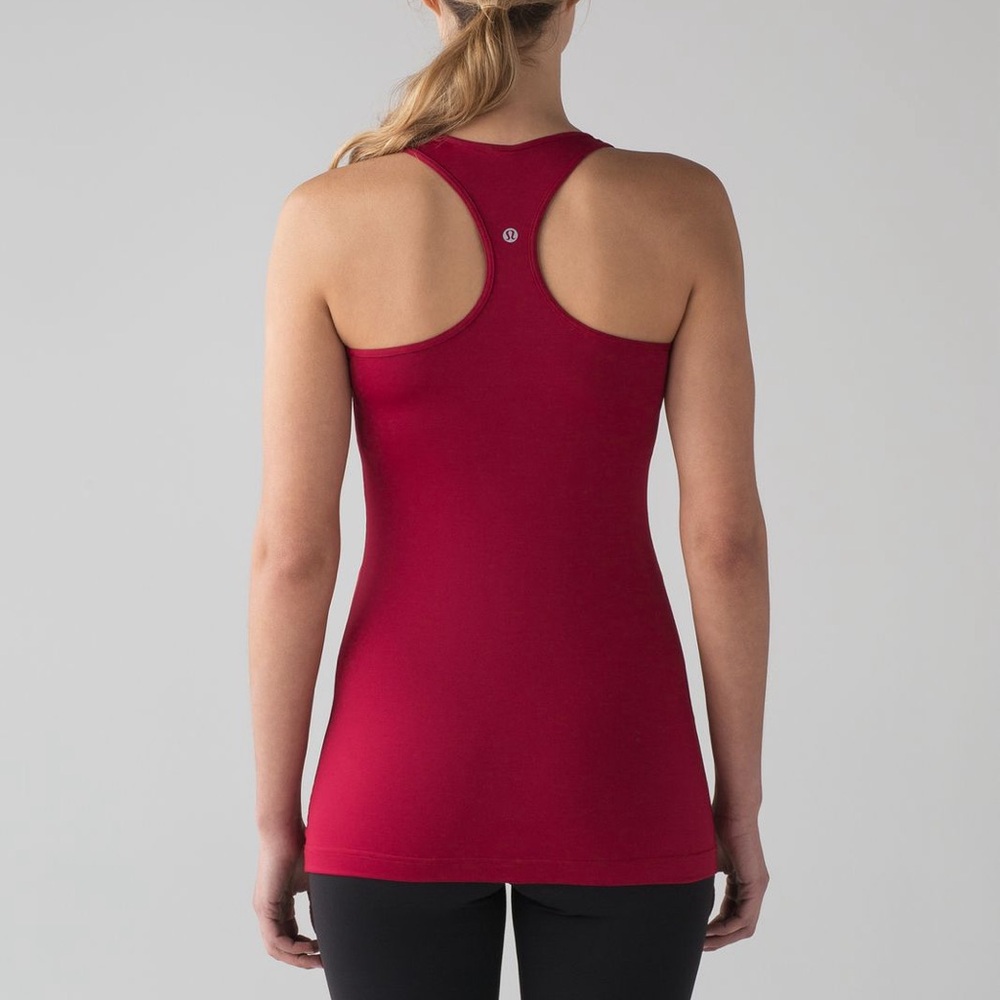 Lululemon Athletica Cool Racerback Tank - Cranberry Colour